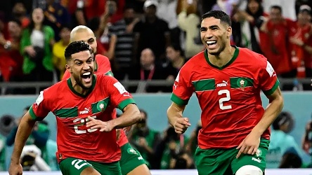 Kalahkan Spanyol, Maroko Jadi Tim Arab Pertama Yang Capai Perempat Final Piala Dunia